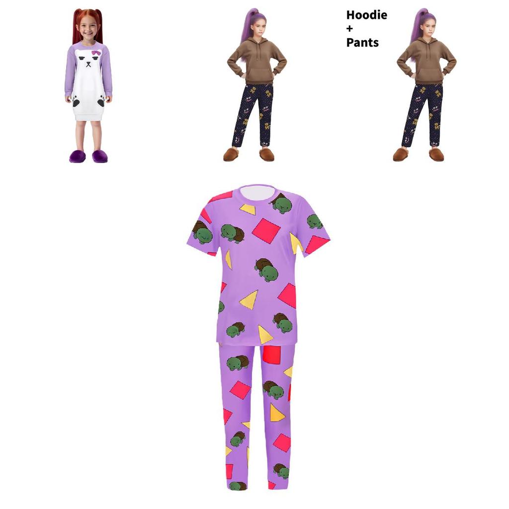 Kpop Охотники на демонов Руми Мира Зои Пижама из мягкого полиэстера для детского косплея