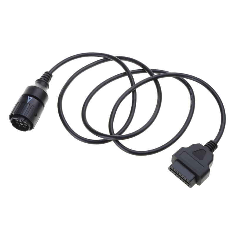 Адаптерный кабель 10-контактный на 16-контактный OBD2 Разъем-адаптер Диагностический кабель Прочный