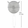 Shimomura Kihan Soup Strainer [Made In Japan] Dishwasher Safe, Smooth Finish, Fine Mesh 30 Mesh, Perfect for Omelettes, Chawanmushi, Sauces, Puddings,