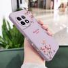 Красивый персиковый чехол для телефона для Oneplus 12 12R 11 11R 10 10R 10T 9R 9RT 9 8T 8 7 7T Pro 5G Жидкий силиконовый чехол