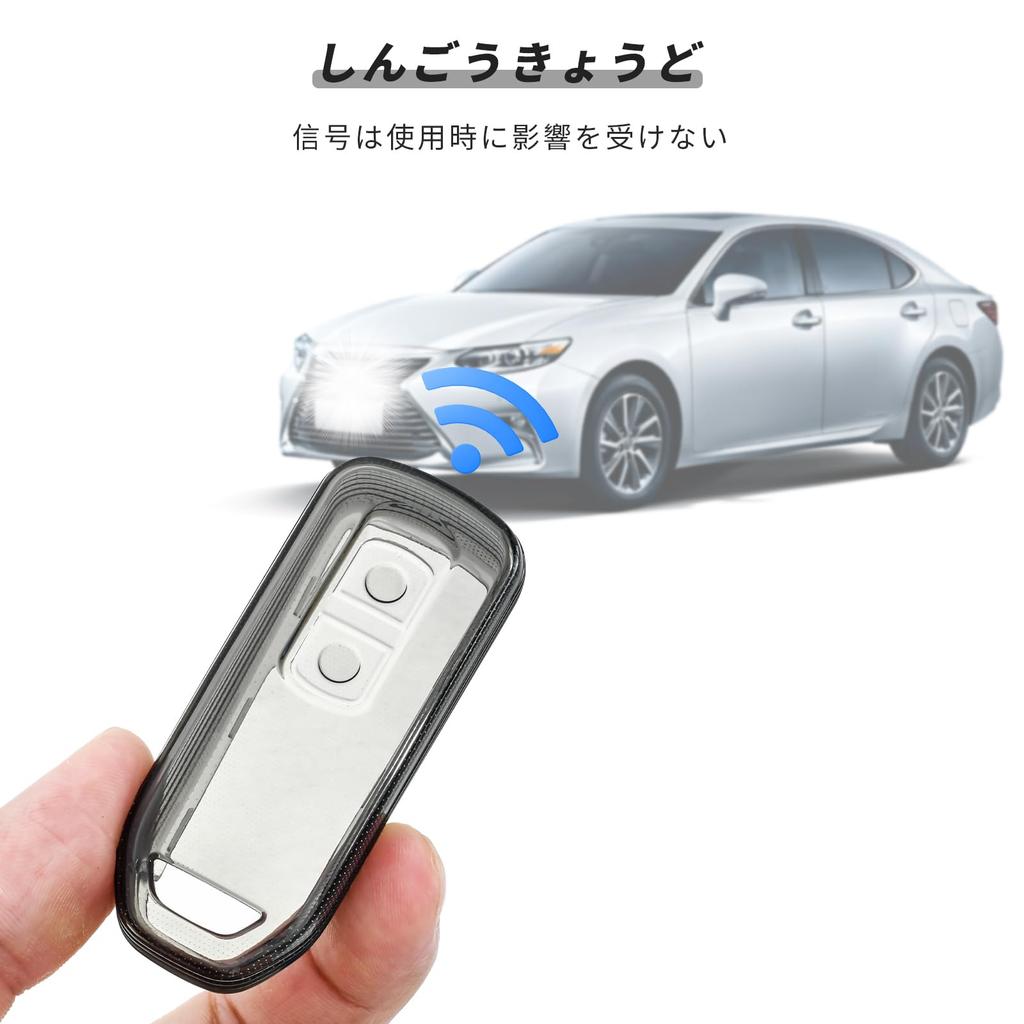 [OFFCURVE] Умный чехол для ключа для Honda NBOX, прозрачный чехол, подходит
