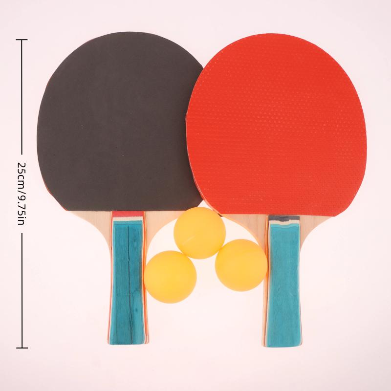 1Set Table Tennis Rackets Ping Pong Paddles Lightweight Professional Ergonomic Handles For Club Training Beginner Practicing Gym