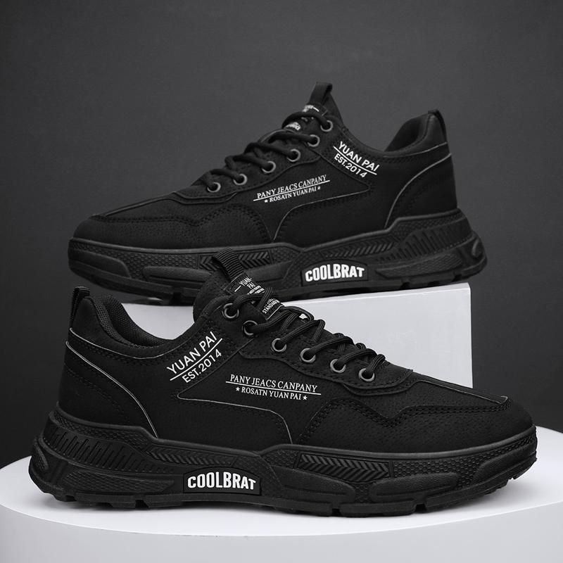 Мужские кроссовки Осень Новые Мужские Повседневные Туфли Высокое Качество Плоская Подошва Прочные Рабочие Туфли акция 2025 Обувь для Мужчин