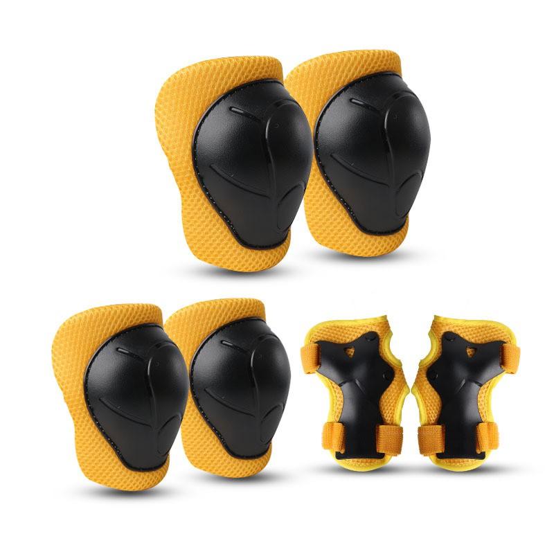 Kids Inline Skating Safety Gear Set Wrist Knee Elbow Pads Helmet Rollerblading Scooter Skateboard Bike