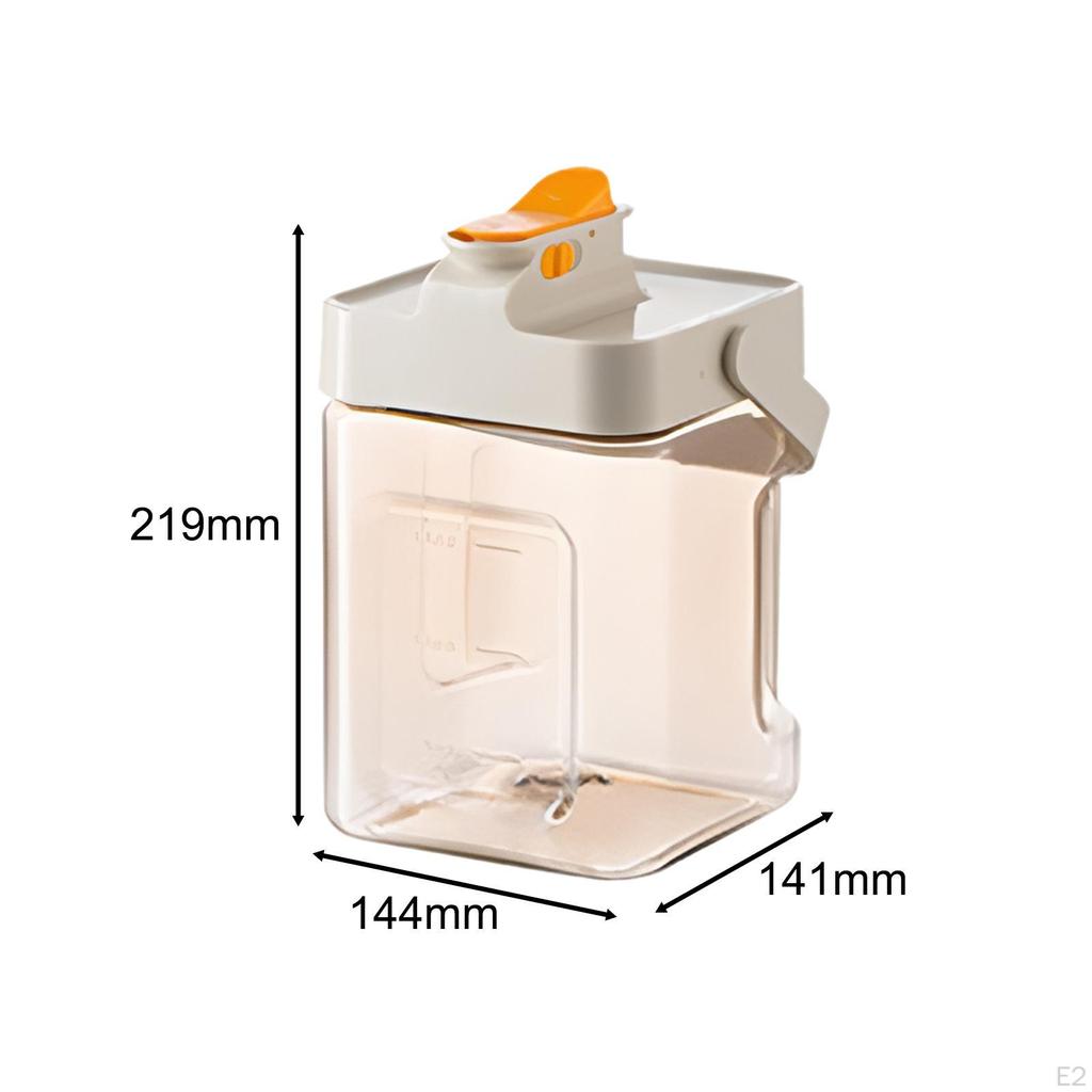 Cold Water Carafe Beverage Pitcher Large 2.3L Sangria Clear Drink Dispenser Jug for Parties