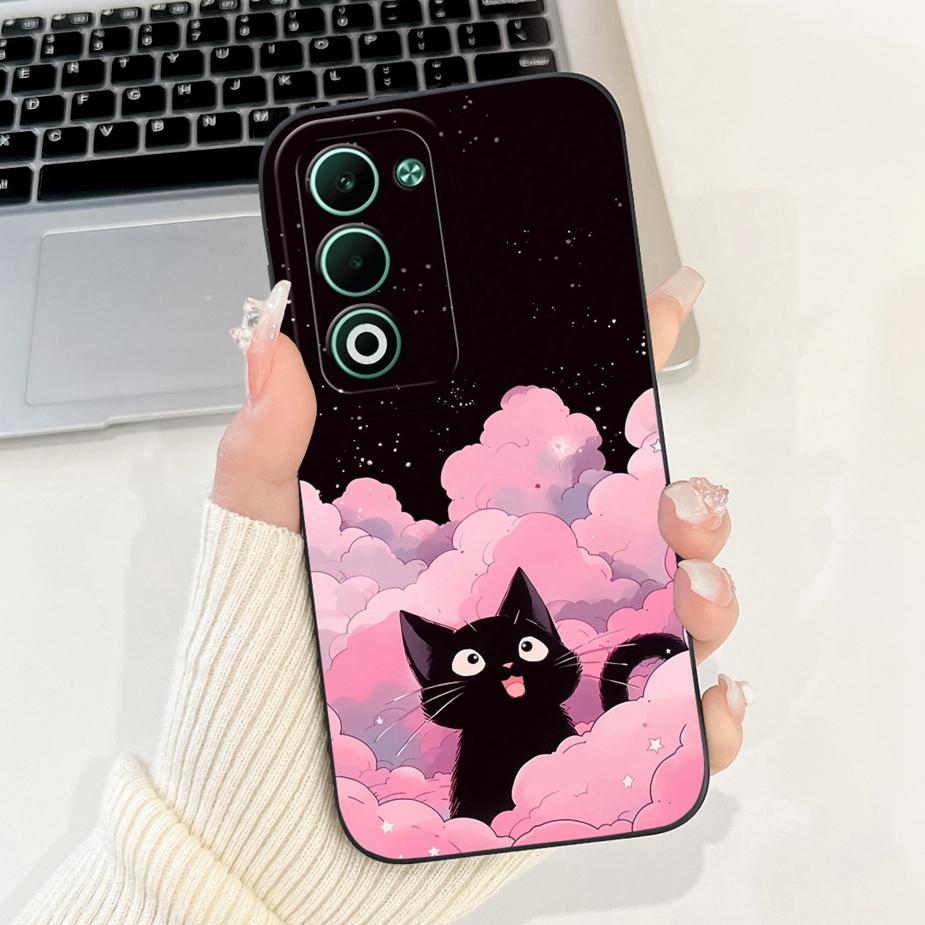 For Oppo A5 5G Case CPH2735 Cute Cartoon Luxury Painted Cover Soft TPU Phone Case For Oppo A5 Pro A5Pro 5G CPH2695 Fundas Bumper