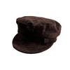 Beret Withsuede Vintage Fabric And Solid Color For Art And Lovers Fashion