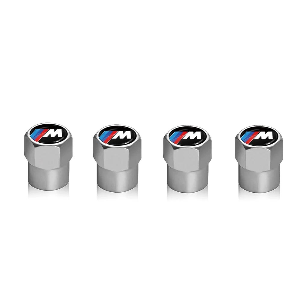 2025 Hot New 4Pcs Car Wheel Tire Valve Caps Air Stem Covers for BMW M E34 E36 E60 E90 E46 F10 F20 F30 X5 X6 X1 M3 M5 M6 E71 Acce
