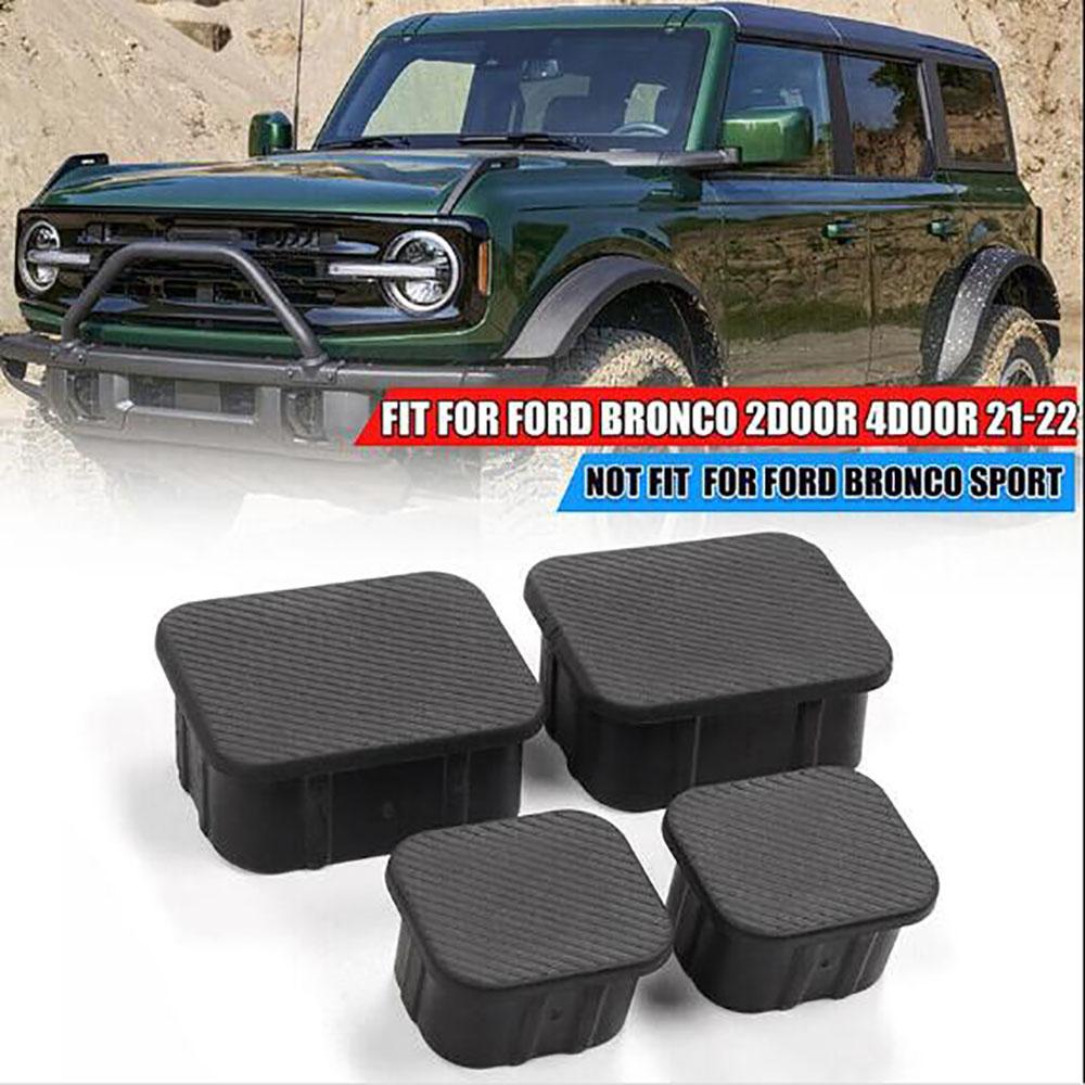 4 шт. Резиновая заглушка моста передней оси автомобиля для Ford Bronco 2021 2022 2/4-дверный