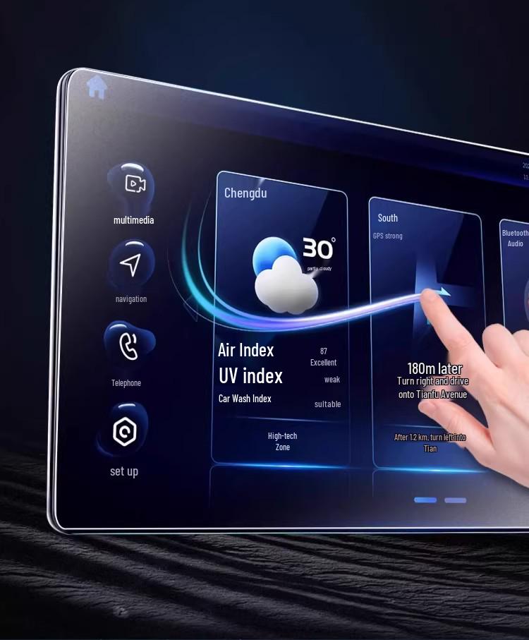 Закаленное защитное стекло для Geely 5-го поколения Emgrand (26 моделей центральной консоли) (2026)