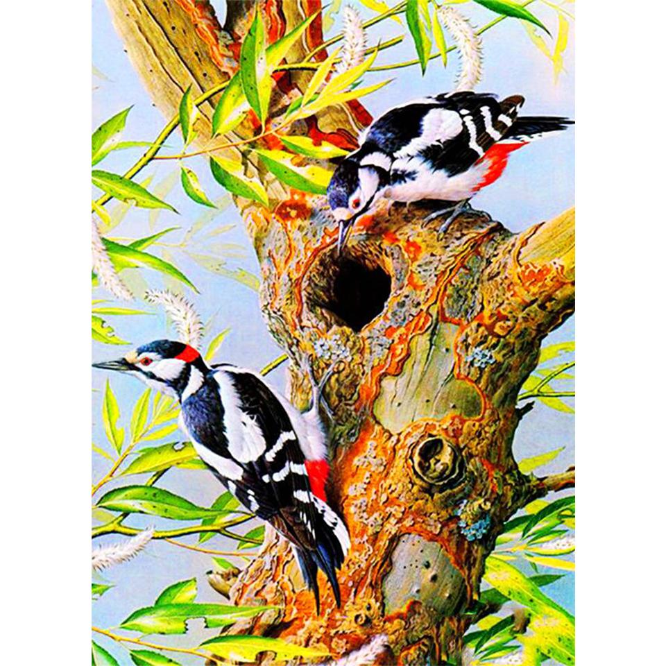 5D DIY Diamond Painting Animal Bird Cross Stitch Kit Full Diamond Embroidery Gift Mosaic Art Rhinestone Decoration Picture