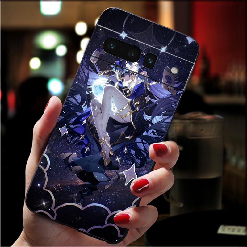 Чехол для телефона Genshin Impact Anime для Google Pixel 8 7 Pro 7A 7 6A 6 Pro Pixel 8A 4A 3A 4 XL Pixel 5 6 4 3A XL