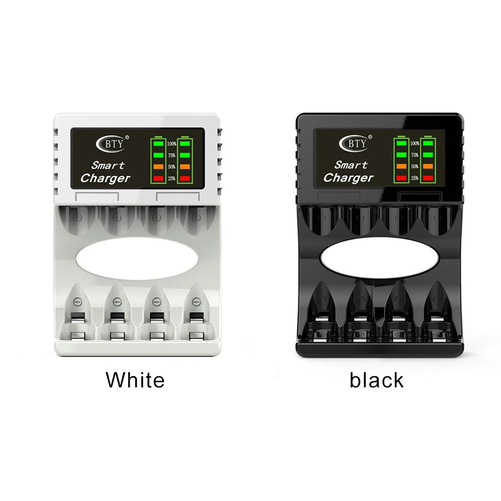 Stable LED Indicator Rechargeable Adapter 4 Slot Intelligent Battery Charger Fast Charging Dock