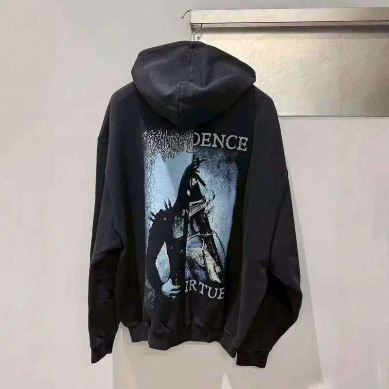 Unisex Oversized Hooded Sweatshirt Men Women Streetwear Casual Cotton Pullover Fall