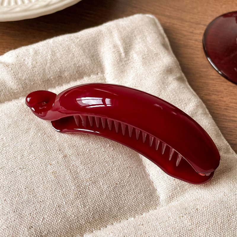 Желейный цвет Зажим-банан Заколка для волос Застежка для хвостика Держатели для хвостика Заколки Заколки для волос Женские Девичьи Заколки Аксессуары для волос