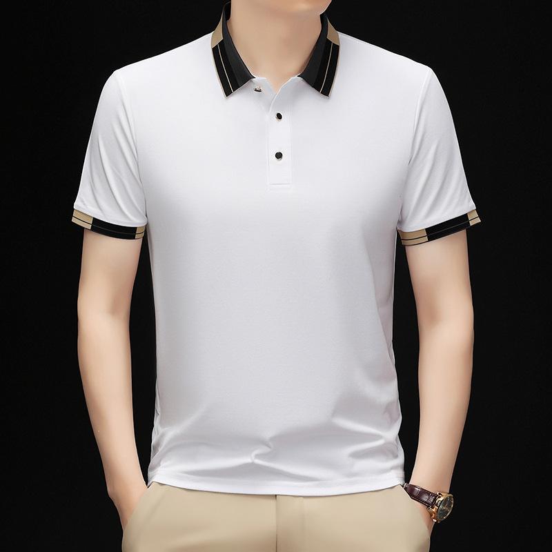 Футболка Drive Dnu Solid Color Lapel, средняя рубашка поло, High Sense