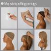MISS WIG Натуральный коричневый цвет, короткий волнистый парик с челкой, синтетическое волокно, до плеч, женская мода, косплей, повседневная одежда, волосы