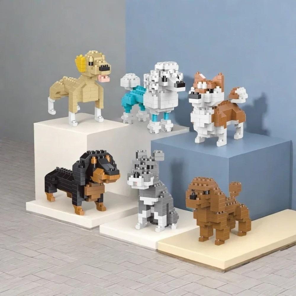 Detailed Design Dog Building Blocks Toy Mini Size Cat Building Blocks Toy for Adults and Kids