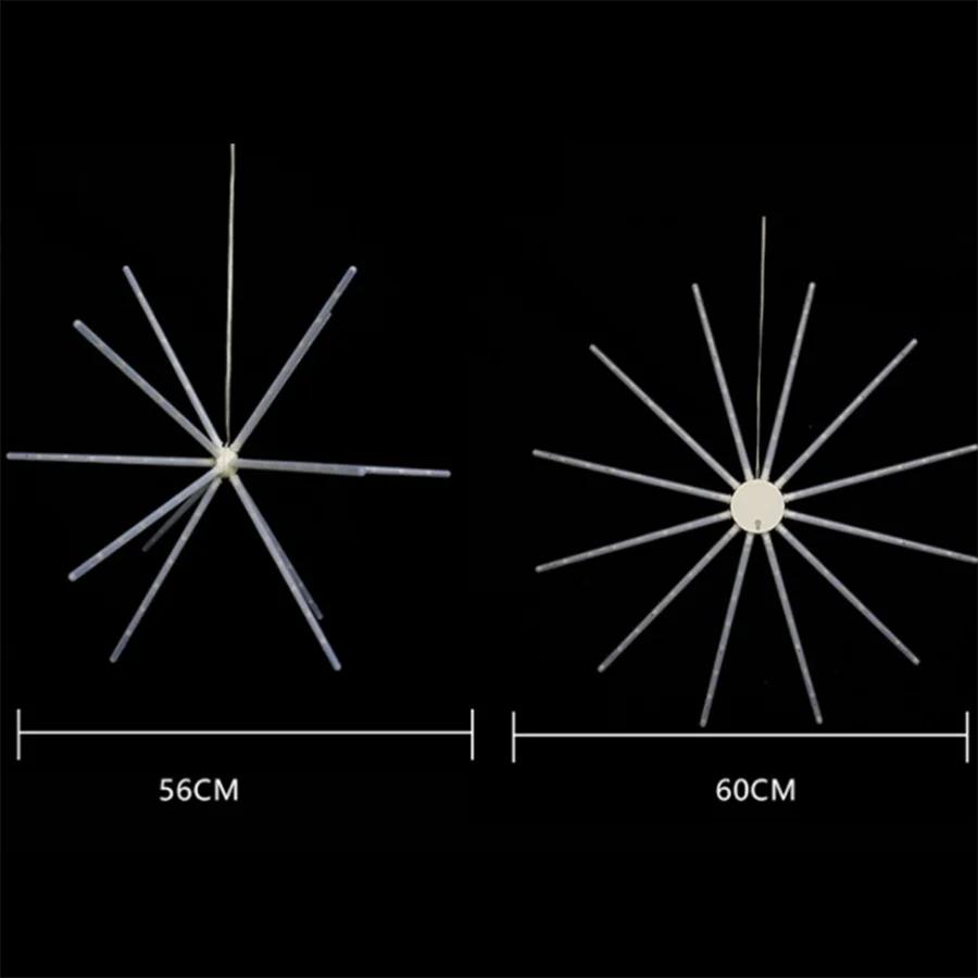 RGB Outdoor Garden Firework Light Outdoor Starburst Light Strobe Windmill Lamp Christmas Garland Hanging Star Sphere Light