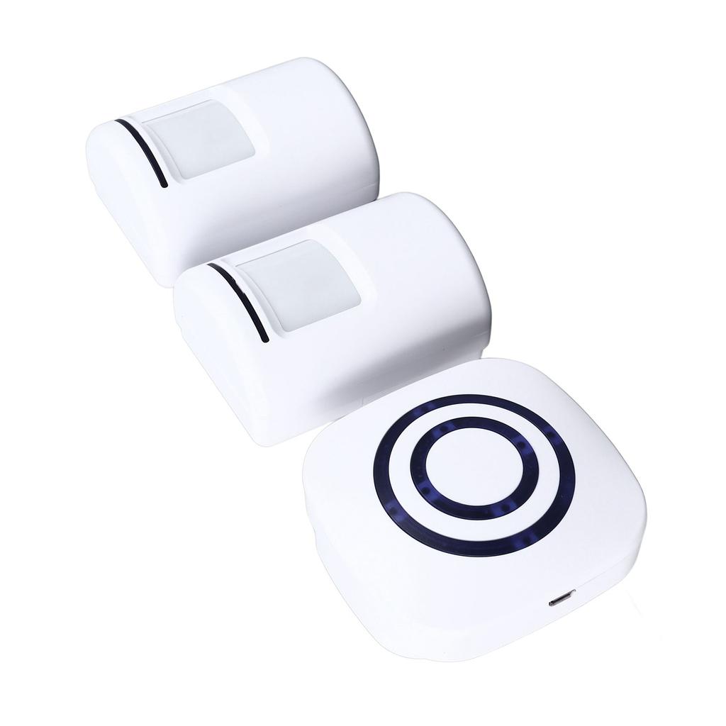 Motion Sensor Door Bell Trigger Alarm Wireless Driveway Alert Entry Welcome Doorbell for Shops