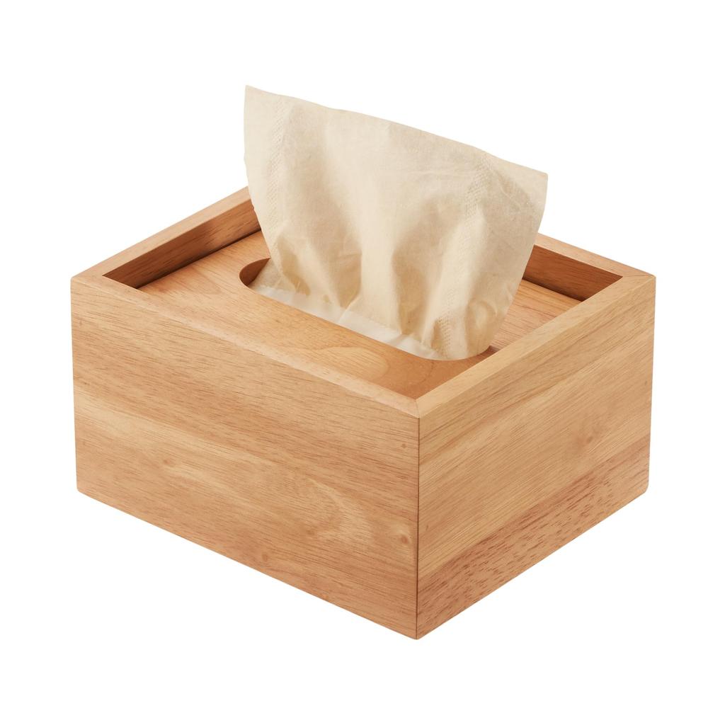 Muji Wooden Tissue Box MAC71A3A Desktop Storage Case