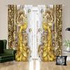Four Seasons Universal Colorful Floral Flowers Romantic Digital Printed Living Room Curtains Rod Pocket Curtains Living Room