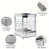 Modern Stainless Steel Toothbrush Holder - Rust-Proof & Multifunctional Rack for Organized Bathrooms - Space-Saving & Stylish Ac