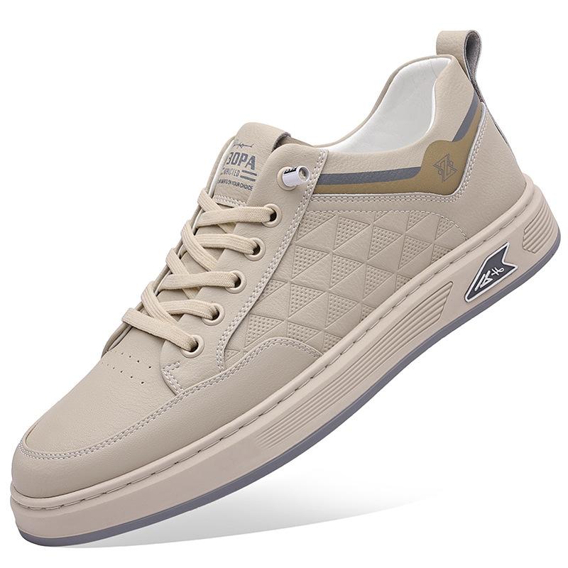 2025 Туфли на доске Один шаг Мужские Весенние Корейская версия Деловые Спортивные Повседневные Кожаные туфли Мужские