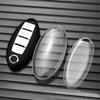 Для Nissan Rogue Xtrail Kicks Juke Qashqai Tiida Patrol Leaf Micra Note Serena Murano Прозрачный ТПУ Чехол для ключа автомобиля Крышка-ракушка