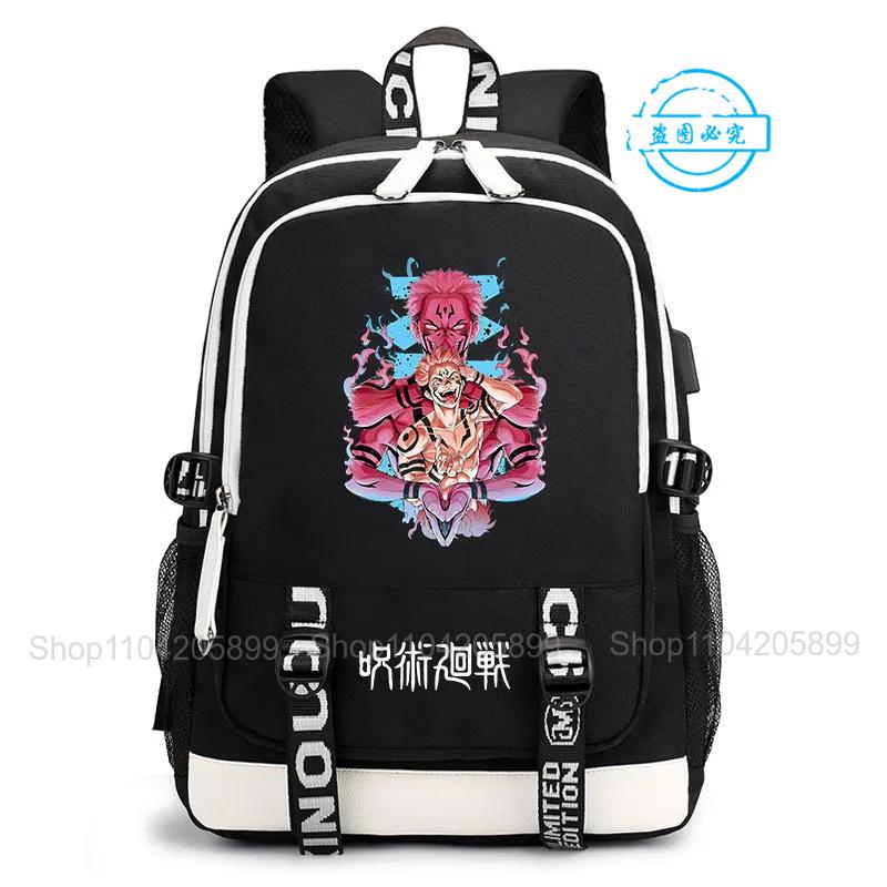 Рюкзак Jujutsu Kaisen Аниме Сатору Косплей Mochila Большая Вместимость Студенческий Мальчики Школьная Сумка Мультяшный Ноутбук Путешествия Rucksack Подарок