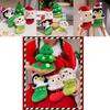Festive Christmas Boot Plush Figures Including Santa Elf Penguin And Tree For Kids