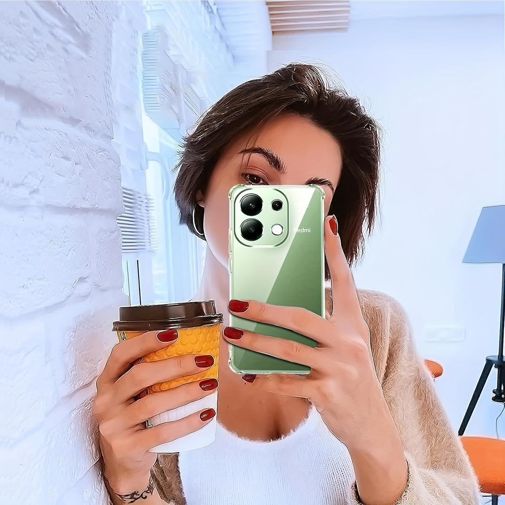 Мягкий противоударный чехол Crystal Airbag для Xiaomi Redmi 13C Note 13 4G 5G Note 13 Pro Note13 Pro Plus 5G Phone Cover Shell
