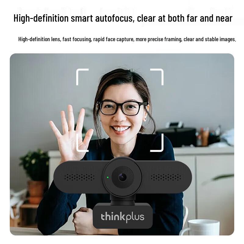 Lenovo thinkplus WL24A 2K HD Webcam with Microphone