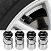 4Pcs Car Tire Valve Caps Metal Wheel Dust Covers Accessories FOR Mercedes Benz AMG W204 W205 W203 W211 W212 W213 W201 W210 W124 AV1