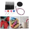 Circular Knitting Needle Set Interchangeable Needles Set with Storage Bag for Crafting Weaving Proje