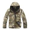 Shark Skin Soft Shell Military Tactical Jacket Men Waterproof Windproof Warm Coat Camouflage Hooded