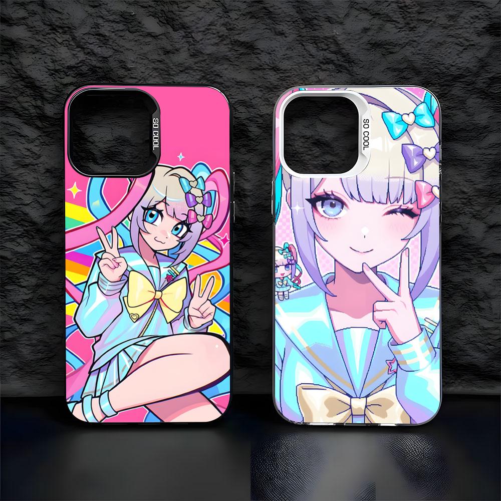 Kawayii Needy Streamer Overload Phone Case For IPhone17 Air 16 15 14 Plus 13 12 11 Pro 7 8 XS Max XR Silver Black Bumper Case