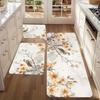 1Pcs Simple Ink Pattern Floor Mat Modern Kitchen Polyester Rug Non-Slip Colorful Indoor Carpet, For Home Bathroom Bedroom Living Room Decor