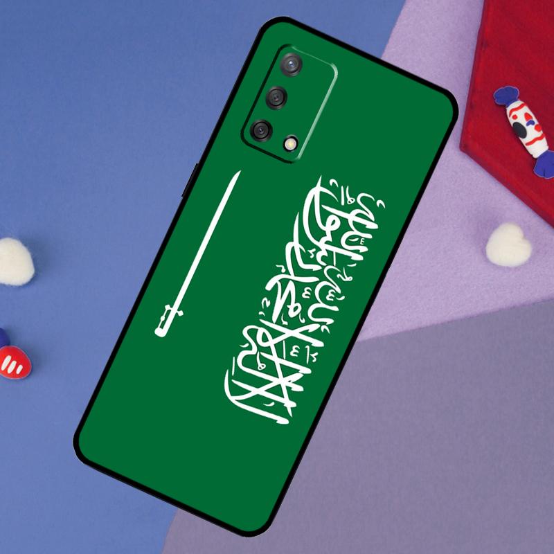 Футляр с флагом Королевства Саудовская Аравия для Oppo A60 A80 A40 A6 A5 Pro A15 A16 A17 A57 A94 A74 A54 A76 A96 A18 A38 A58 A78 A98