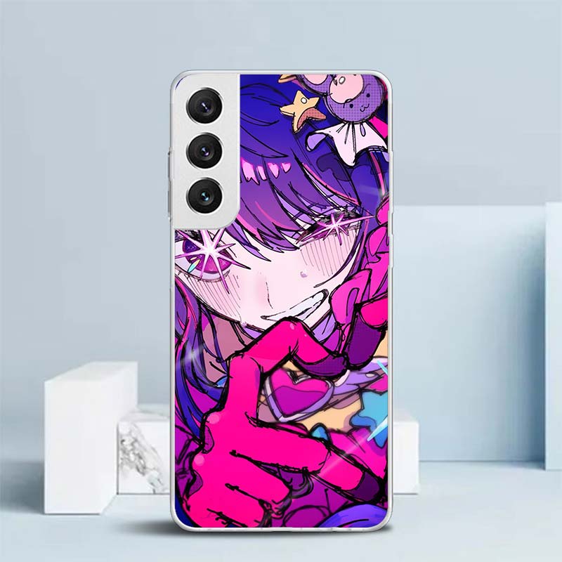 Япония Аниме Oshi No Ko Мягкий Чехол для Samsung Galaxy S25 Edge S26 S24 S23 Ultra Чехол для Телефона S22 S21 Plus S20 FE С Рисунком Она