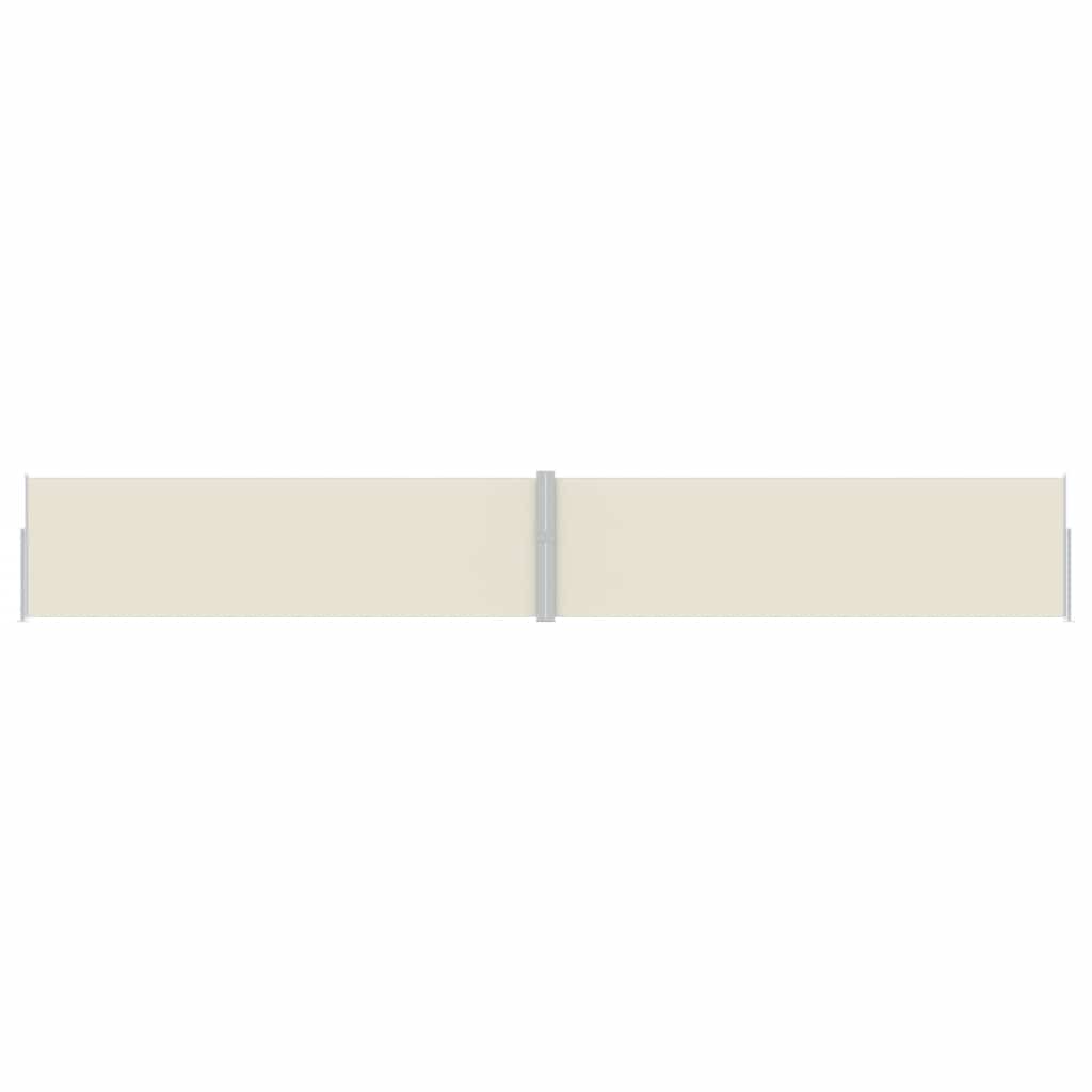 Retractable Side Awning 170 x 1200 cm Cream