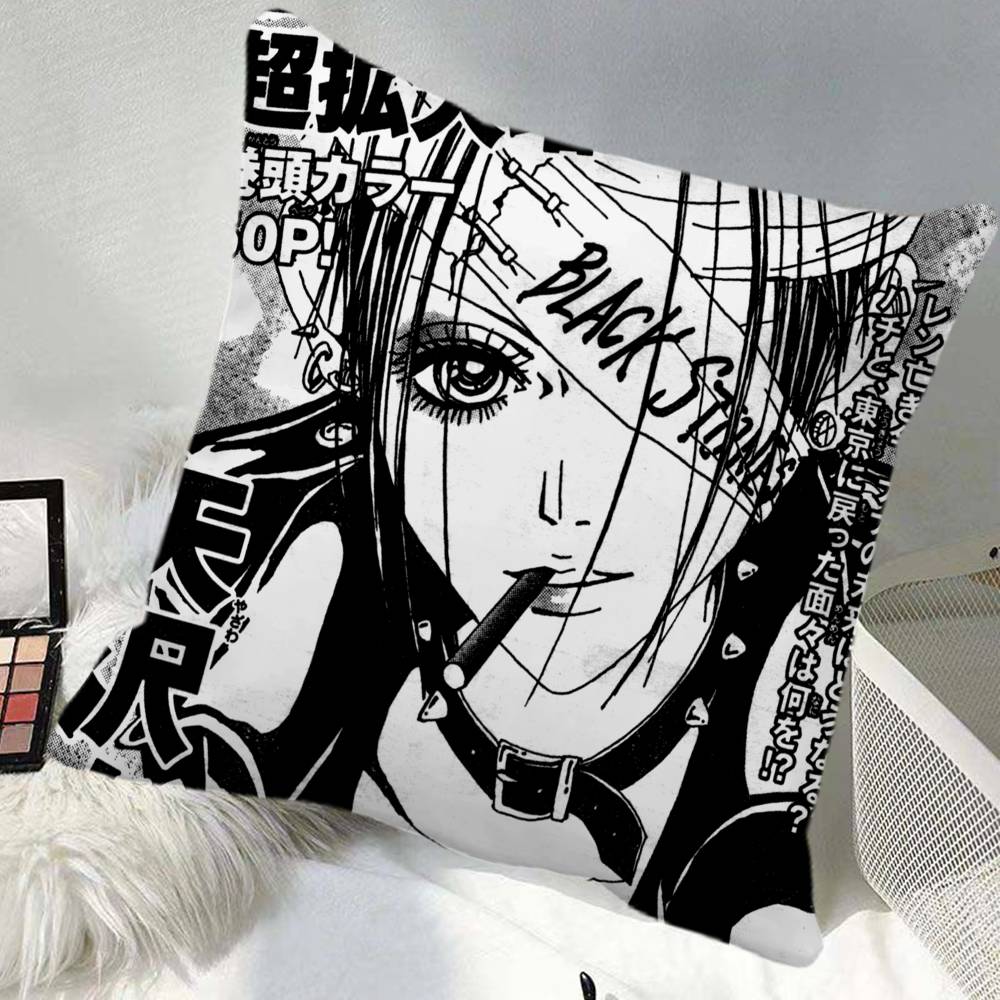 Anime NNANA Pillow Case Square Pillow Bedroom Sofa Leisure Comfort Cushion Car Home Decoration
