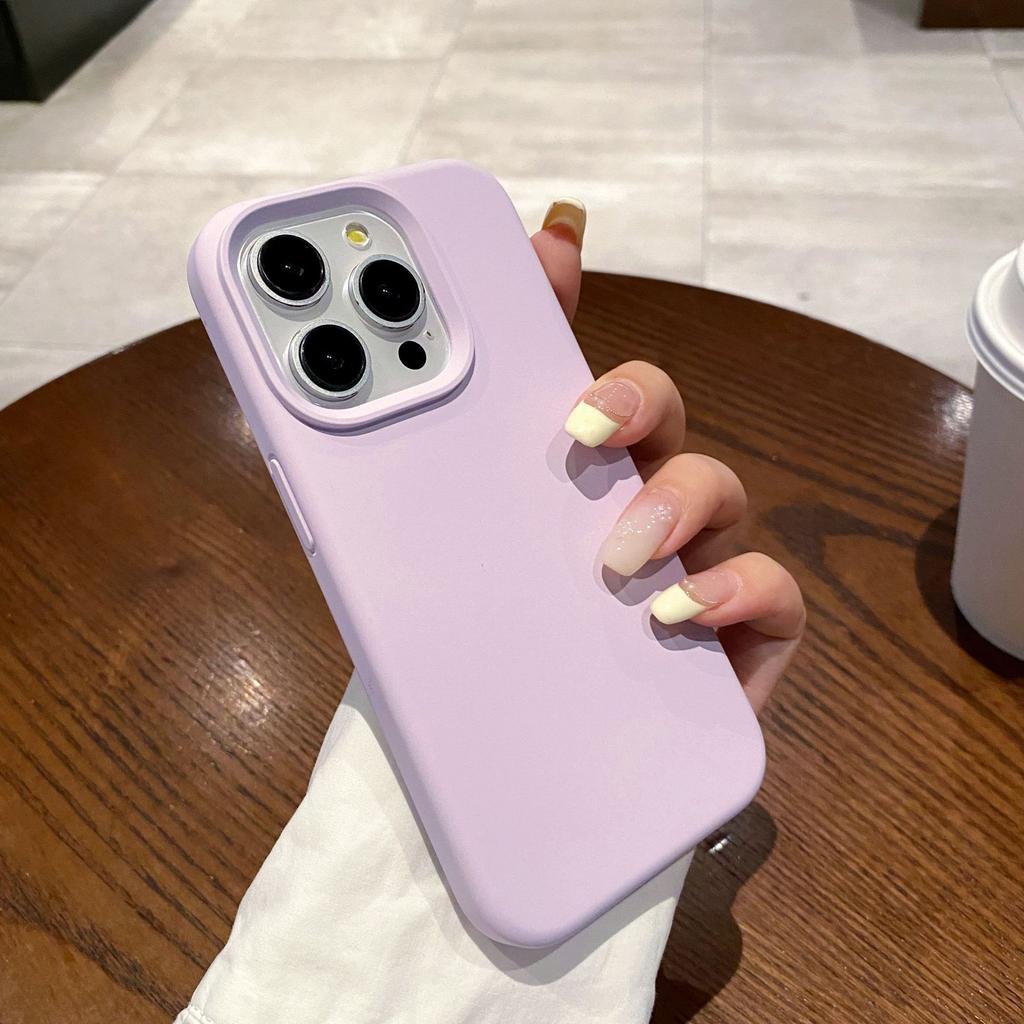 For Apple 16 Liquid Silicone Mobile Phone Case Soft Silicone for IPhone15 Promax Magnetic All-inclusive Thickened Anti-fall