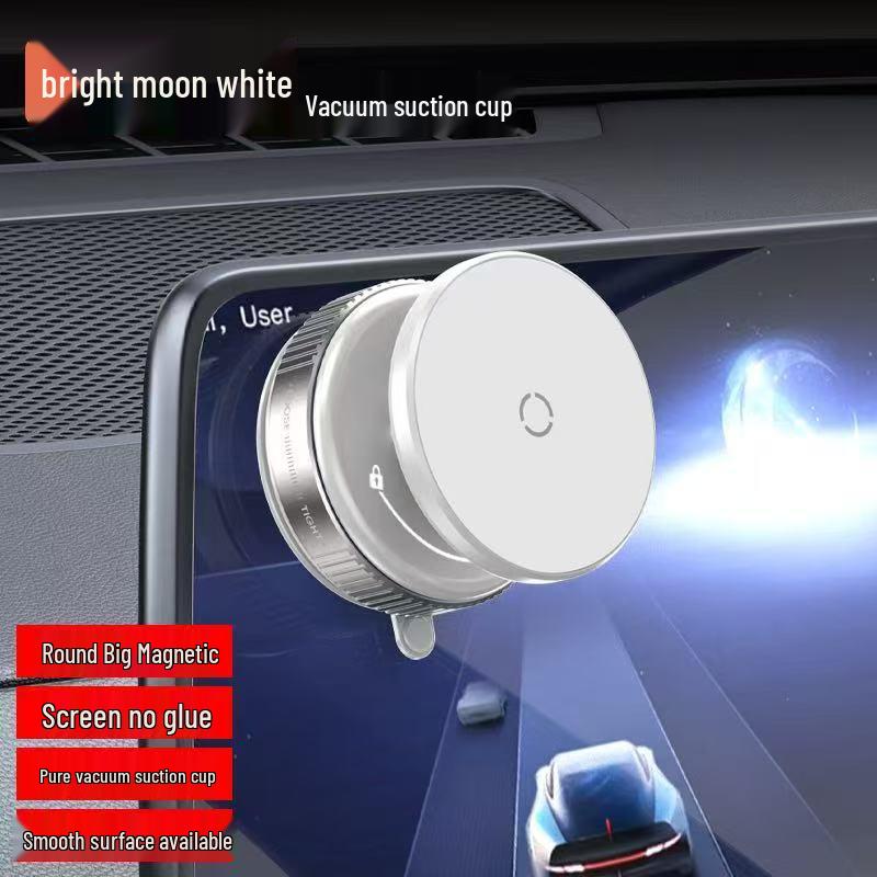 Magnetic Rotating Foldable Double-Sided Vacuum Suction Car Phone Stand