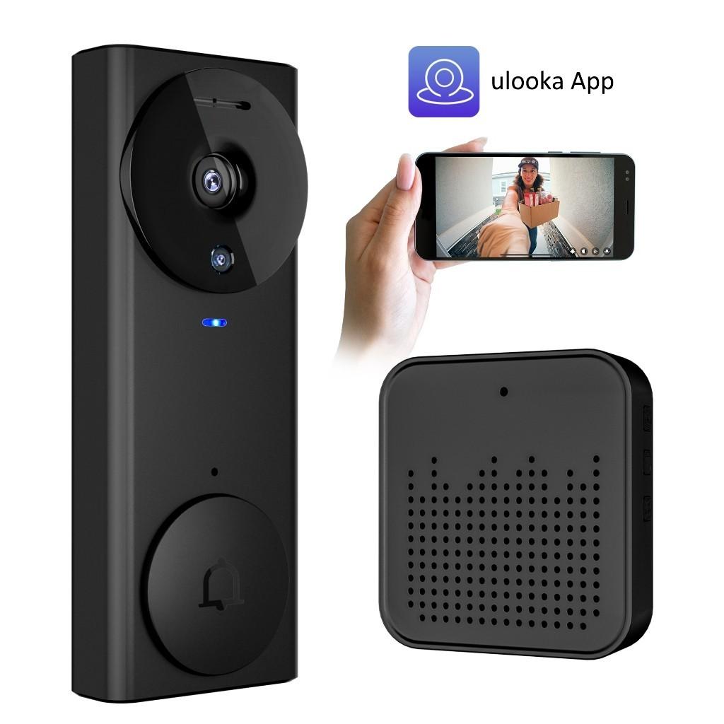 Беспроводная WiFi Домофонная Камера для Дома Ночное Видение Двусторонняя HD Камера-Глазок для Двери Умный Видеодомофон