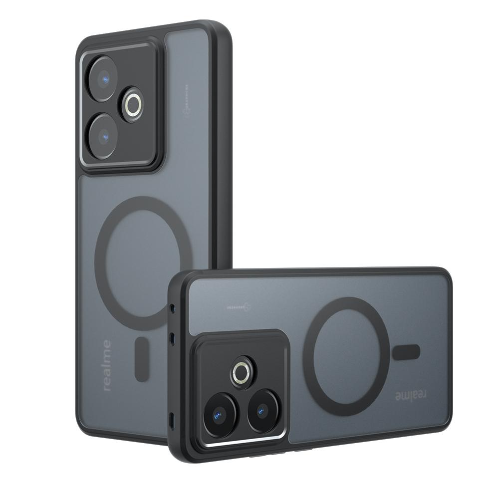 Противоударный акриловый чехол для телефона GT7 для Magsafe для Realme GT 7 Pro Neo 7 X GT 6 7t Neo 6SE Магнитная беспроводная зарядка Жесткий бампер