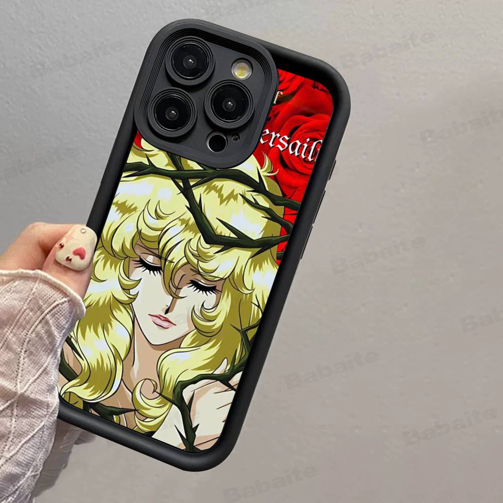 Classic Anime The Rose Of Versailles Phone Case For IPhone 17 16 15 14 13 12 11 Pro Max Mini Plus Soft TPU Back Cover