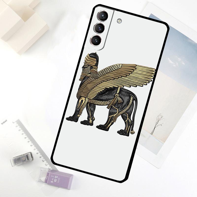 Чехол для телефона Ламассу Ассирийский Крылатый Лев Для Samsung Galaxy S20 FE S21 S22 S23 S24 S25 Ultra S9 S10 S25 Plus S25 FE
