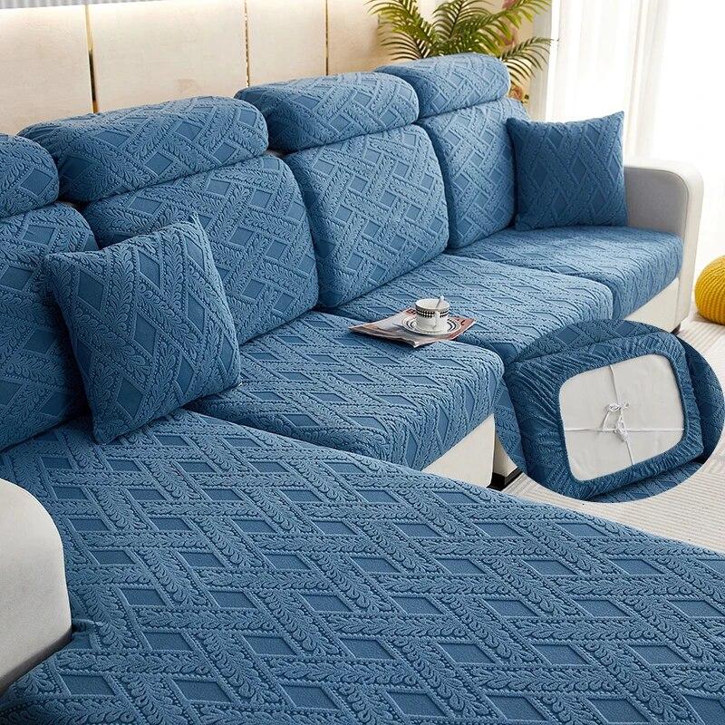 1 шт. Жаккардовые Толстые Плюшевые Чехлы на Сиденья Дивана для Гостиной, Наволочка на Подушку Дивана, Чехлы на Диван, Угловой Защитный Чехол на Диван