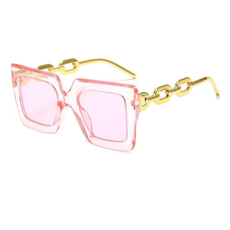 Персонализированные модные солнцезащитные очки с цепочкой, солнцезащитные очки с защитой от ультрафиолета, модные солнцезащитные очки